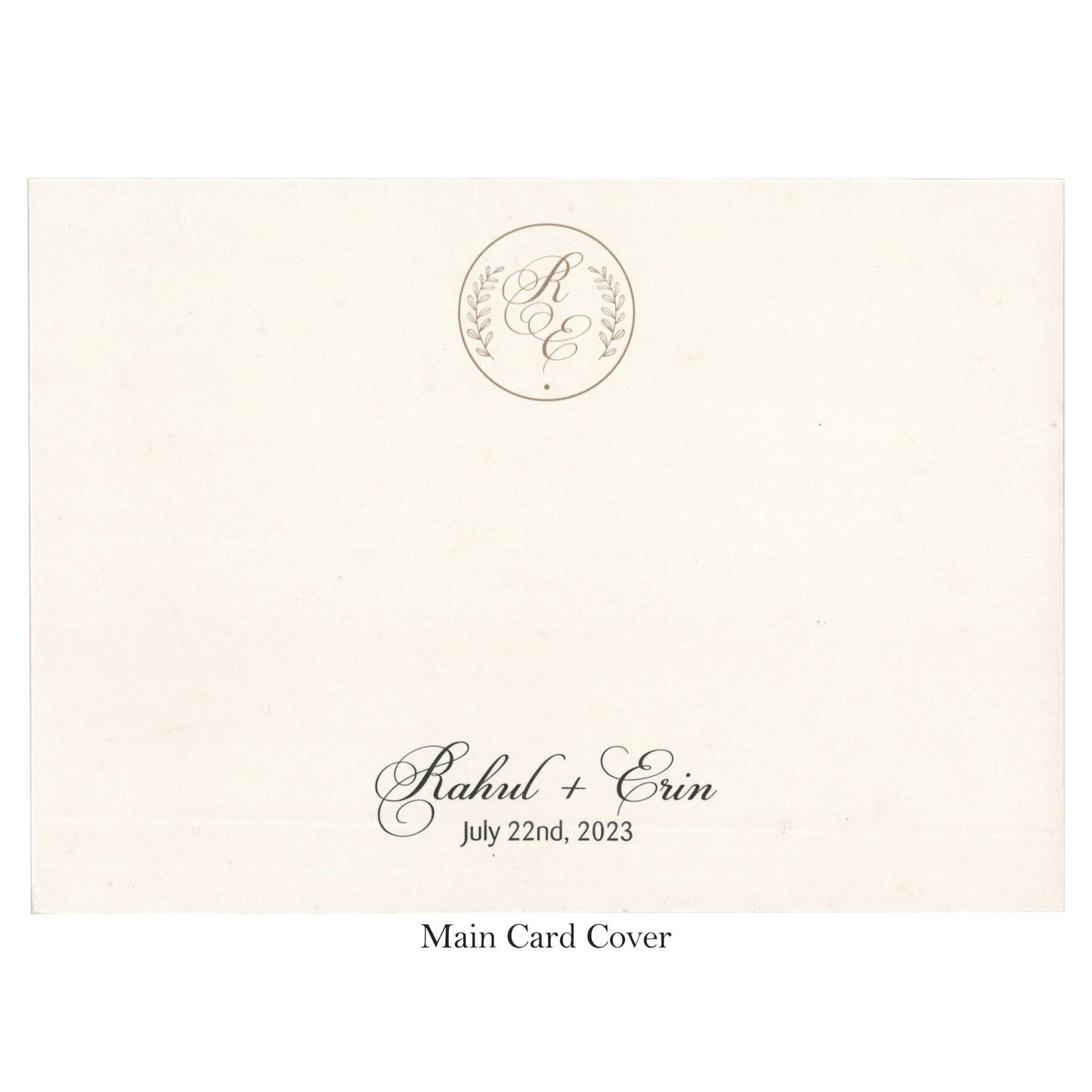 Artisanal Elegance: Hand-Painted Inspired Card | SS - 8035