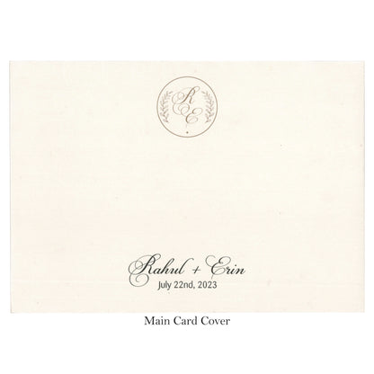 Artisanal Elegance: Hand-Painted Inspired Card | SS - 8035