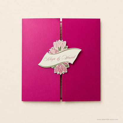 Pastel Floral Wedding Invitation |SS-2026