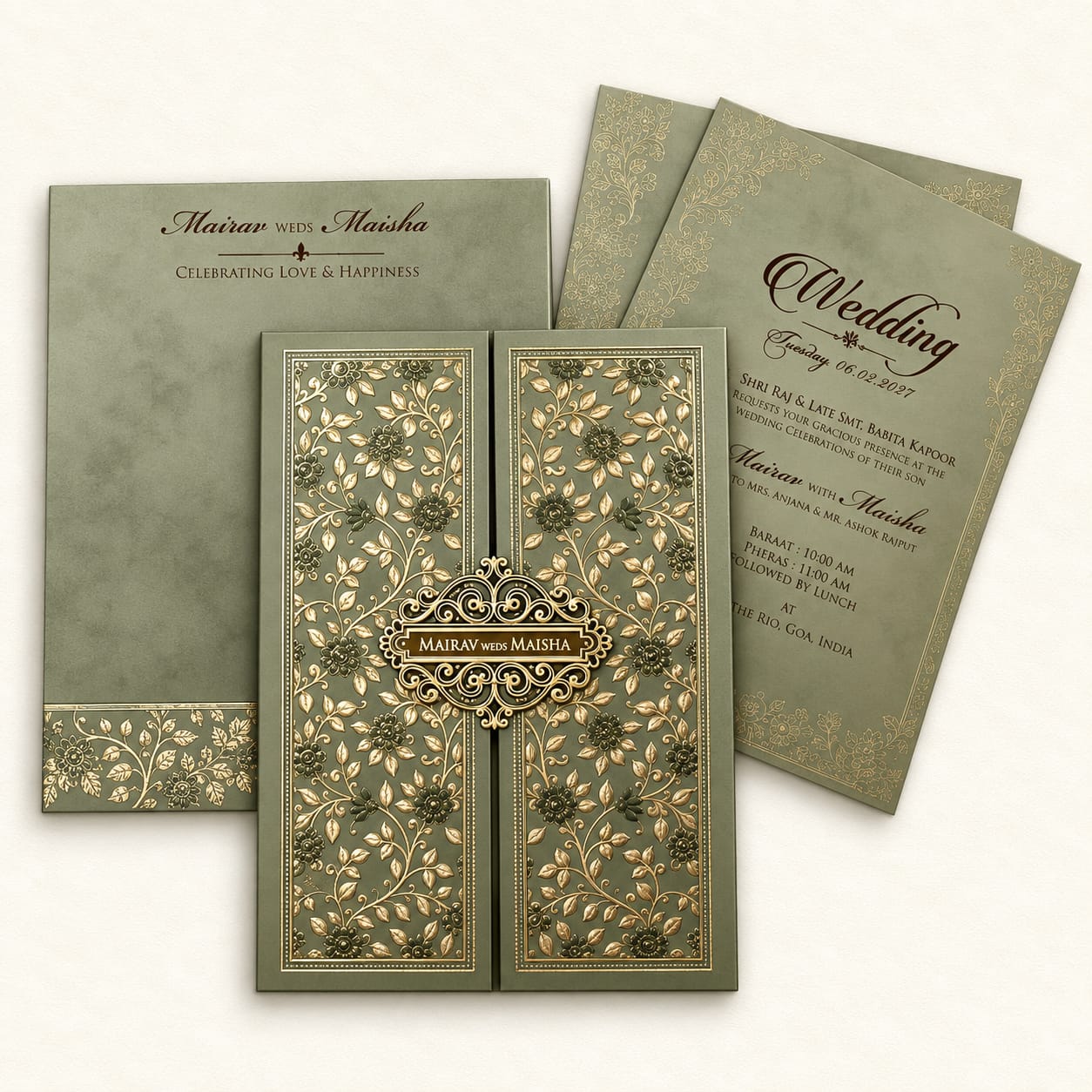 Minimal Wedding Invitation | SS - 1016