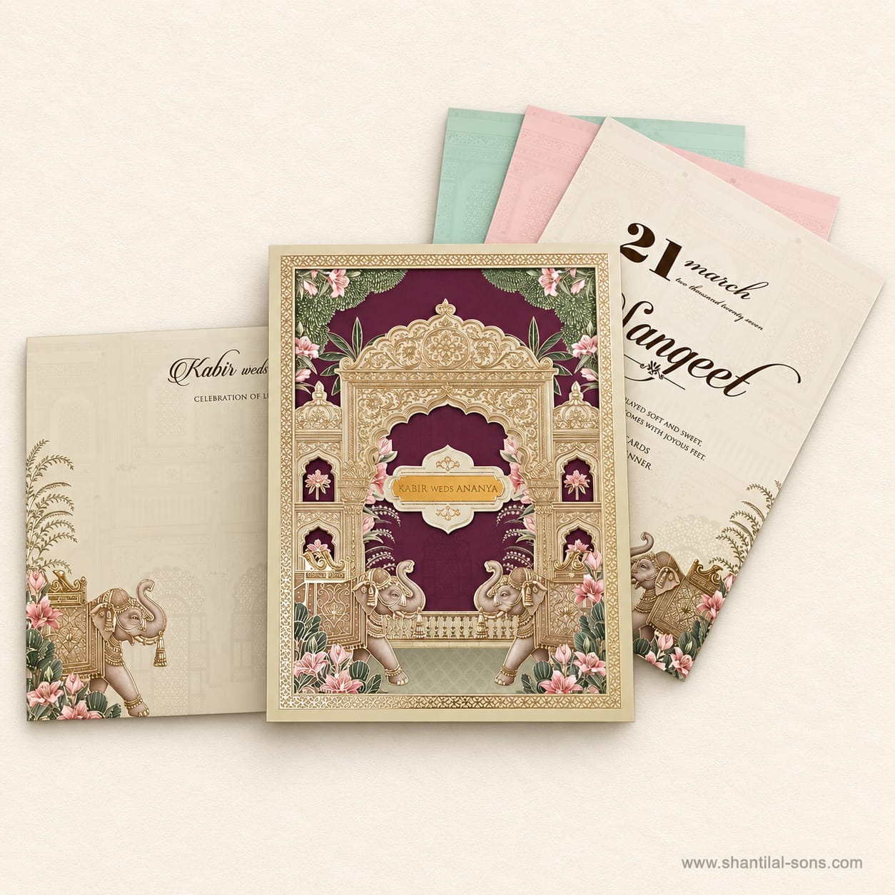 Traditional Wedding Invitation | SS - 1019