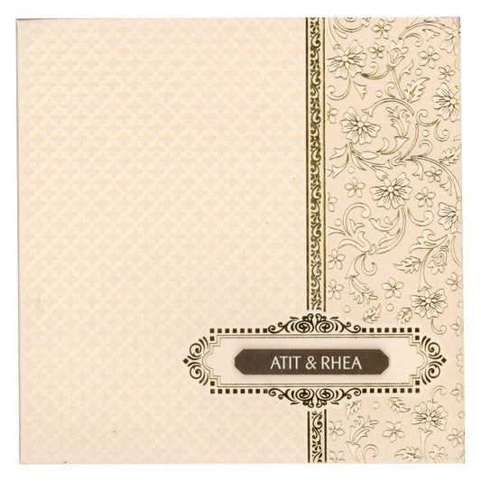 Classsy Wedding Card | SS - 1028