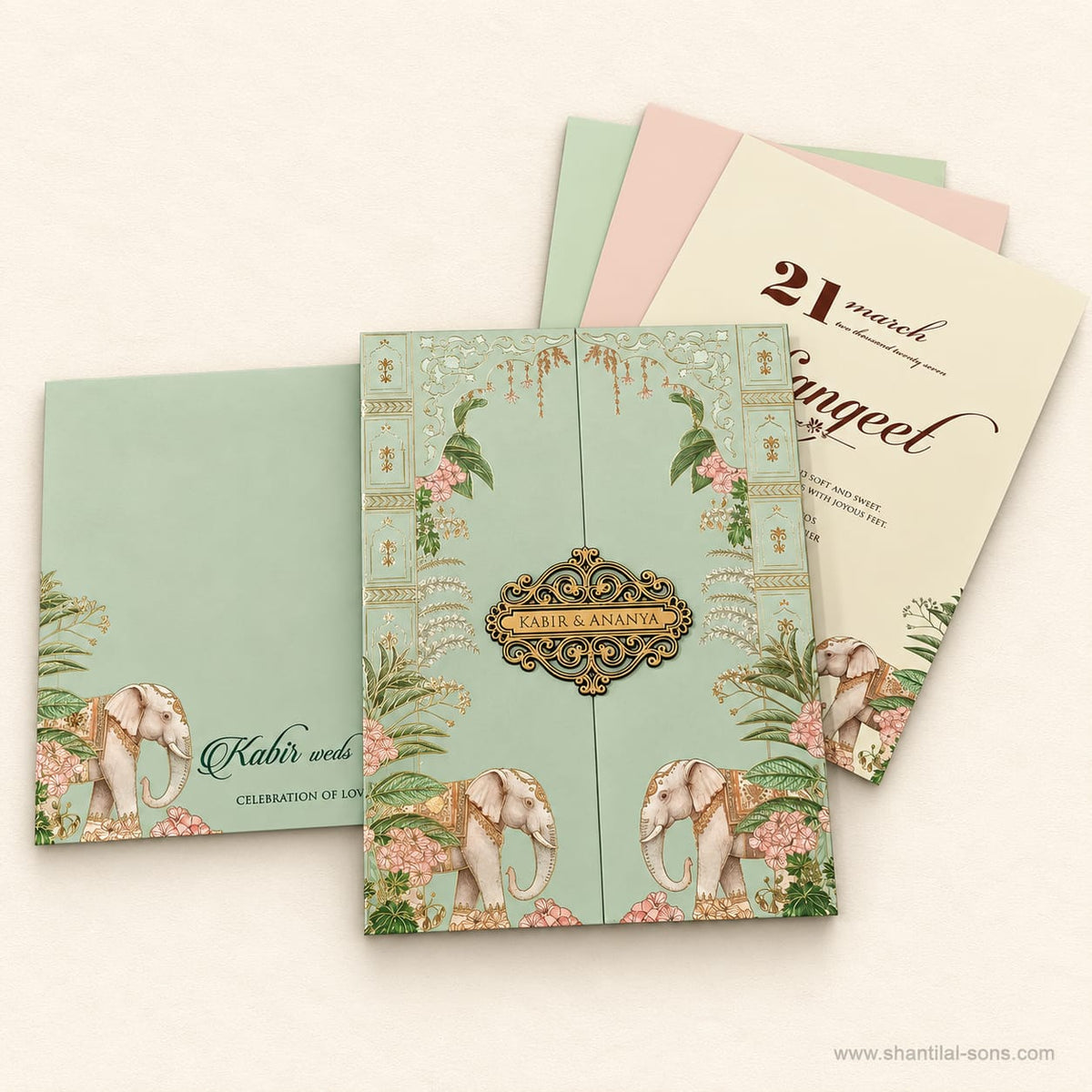 Elegant Wedding Invitation | SS - 1035
