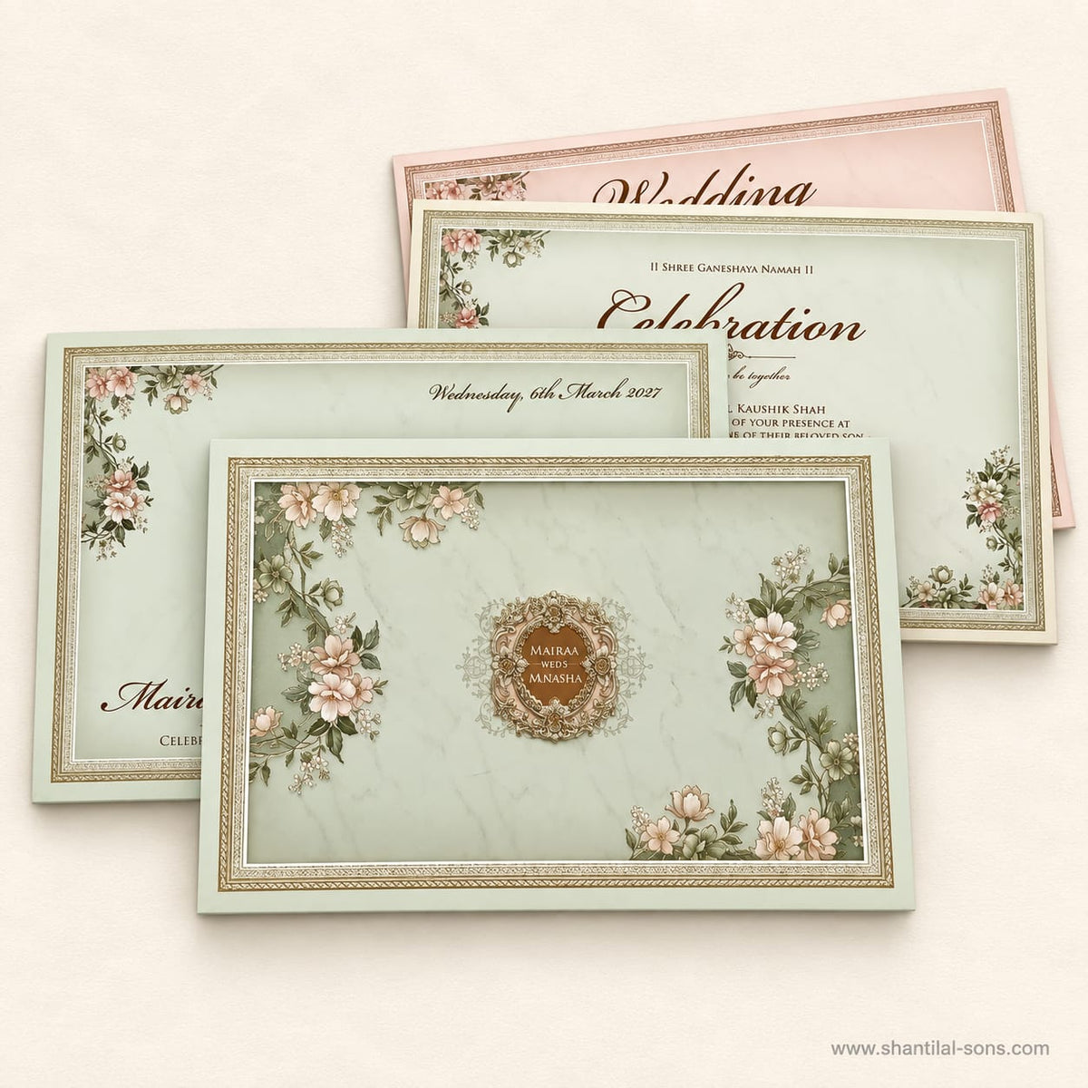 Elegant Wedding Invitation | SS - 1038
