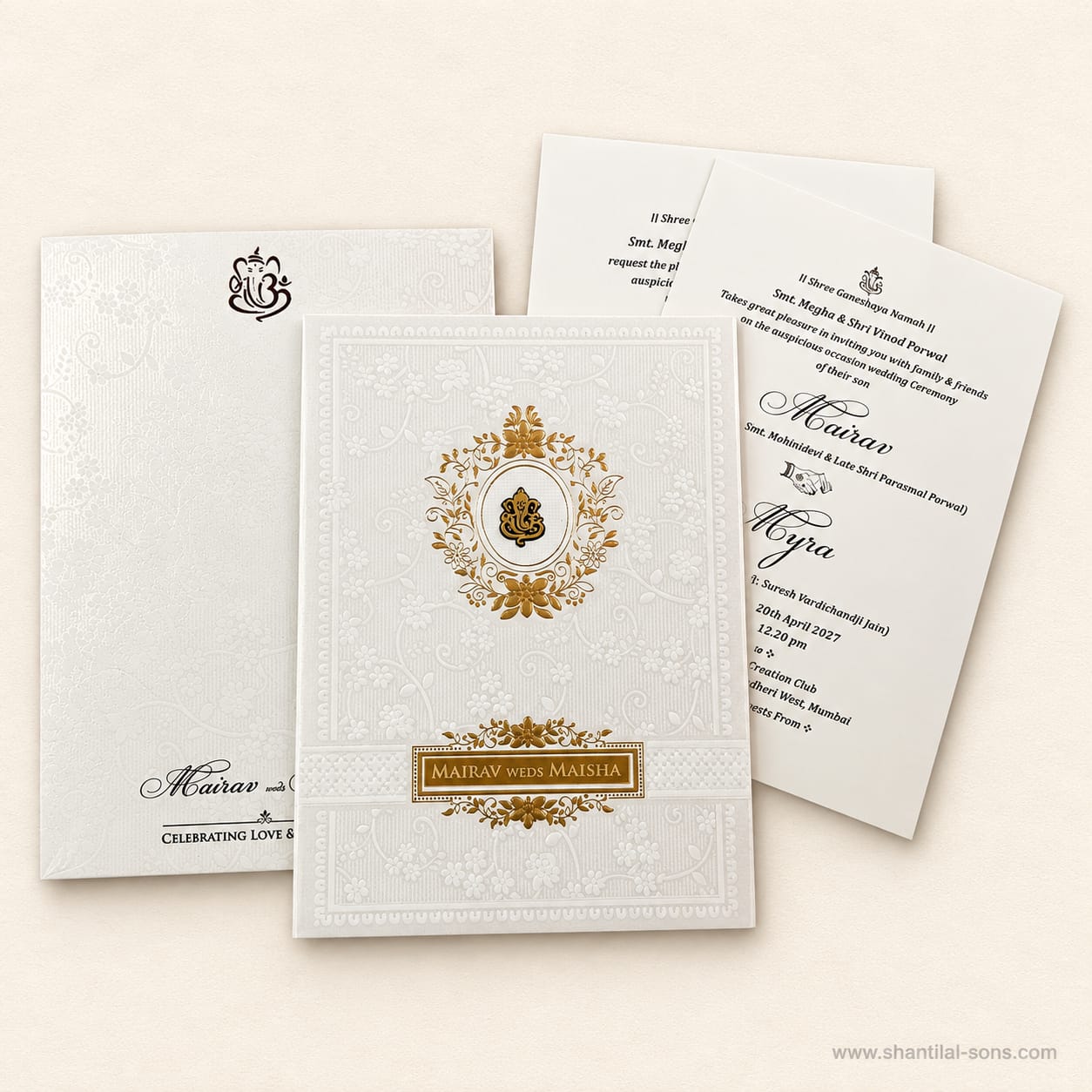 Minimal Wedding Invitation | SS - 1054