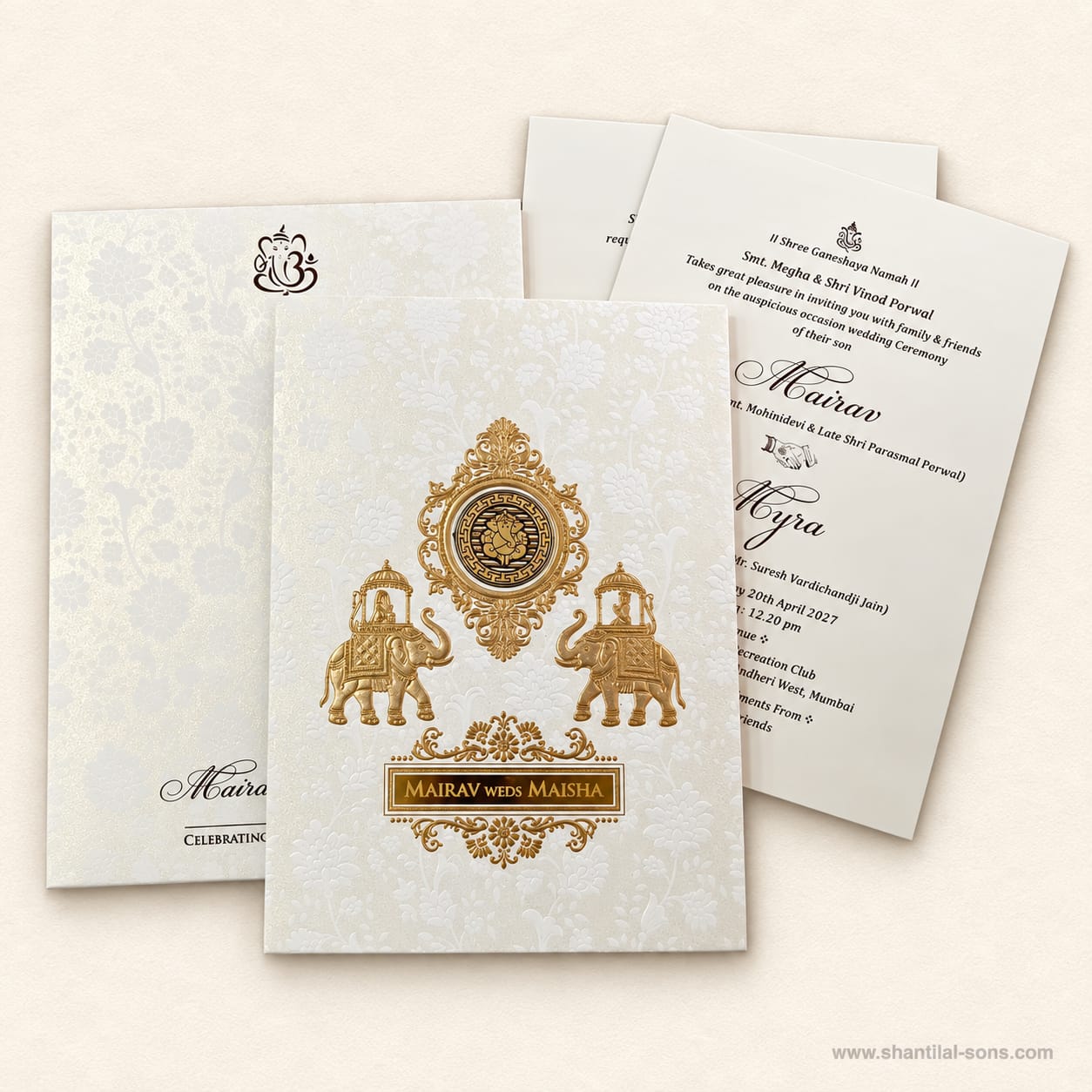Minimal Wedding Invitation | SS - 1055