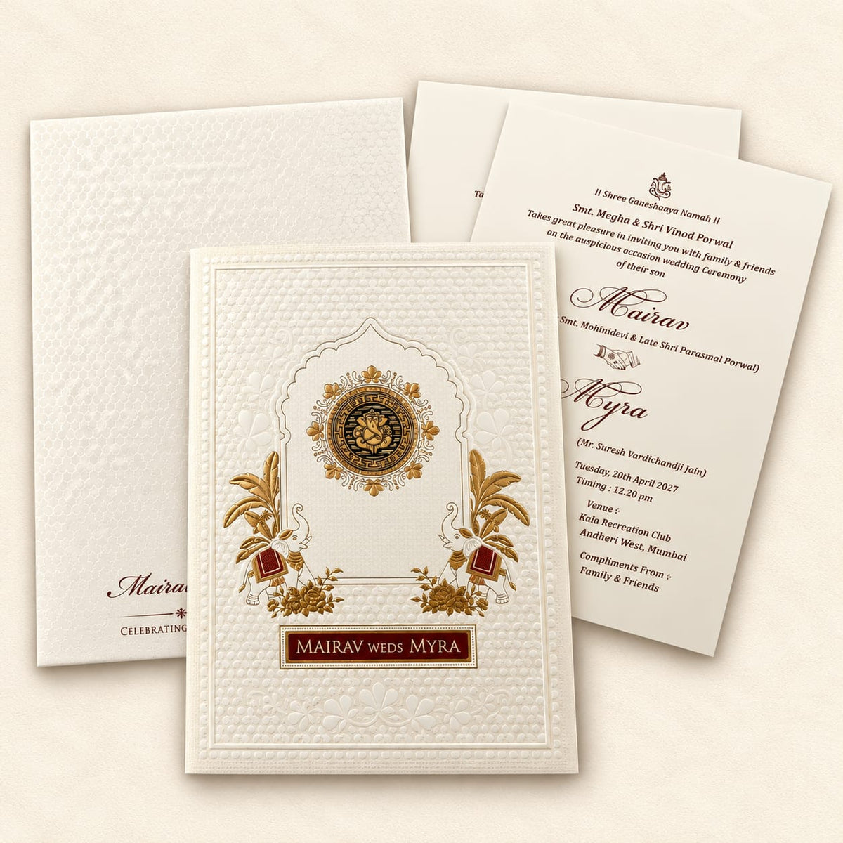 Minimal Wedding Invitation | SS - 1061