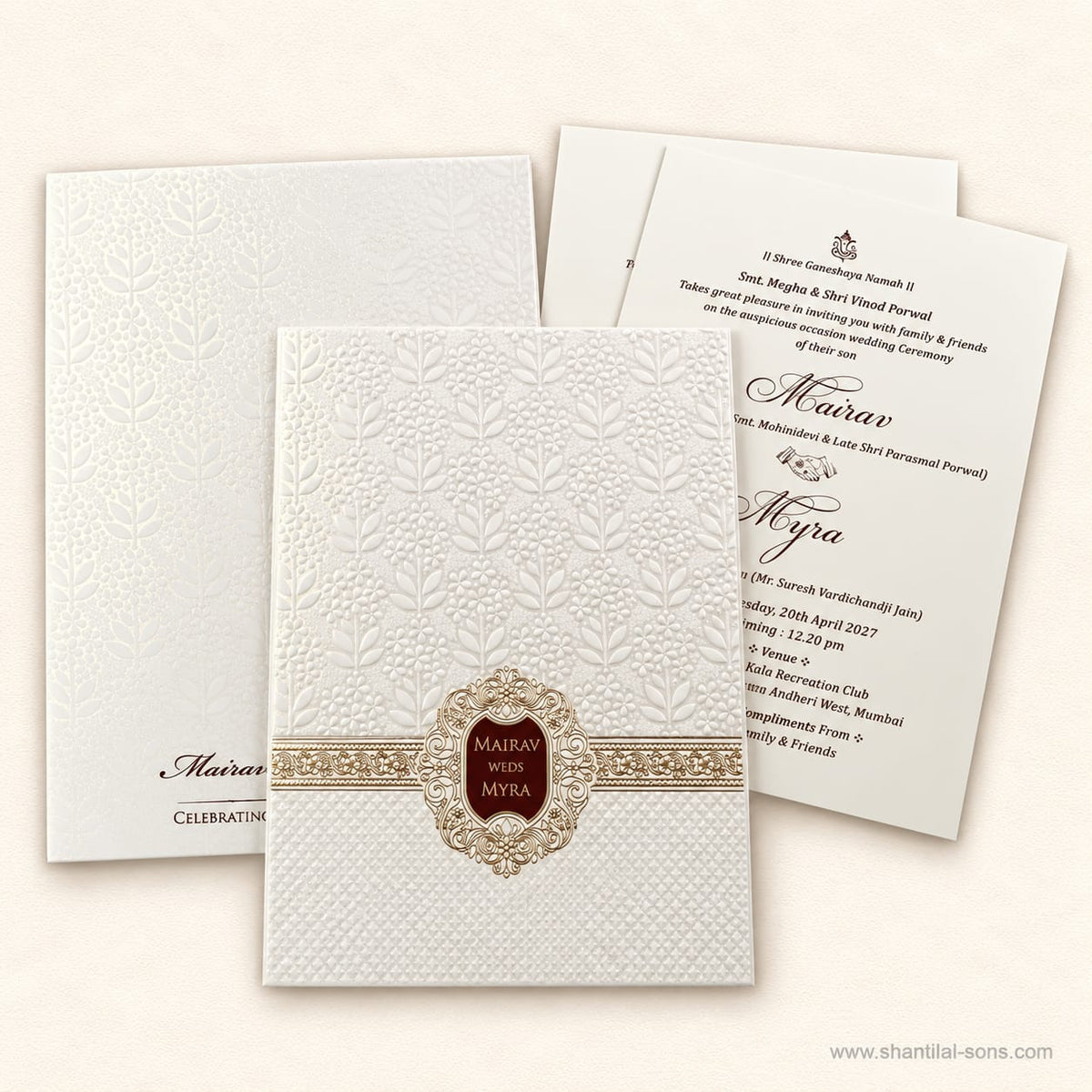 Minimal Wedding Invitation | SS - 1062