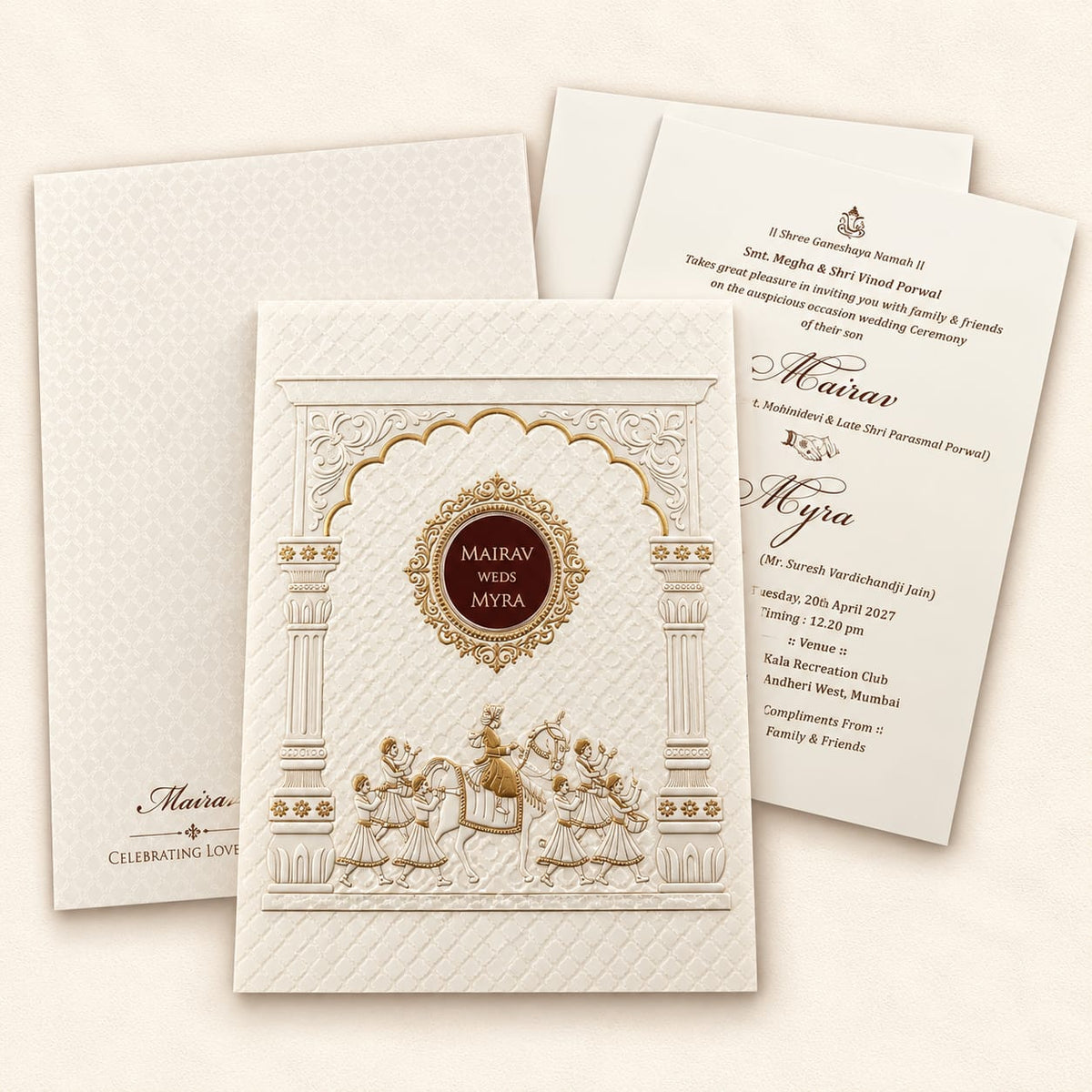 Minimal Wedding Invitation | SS - 1064