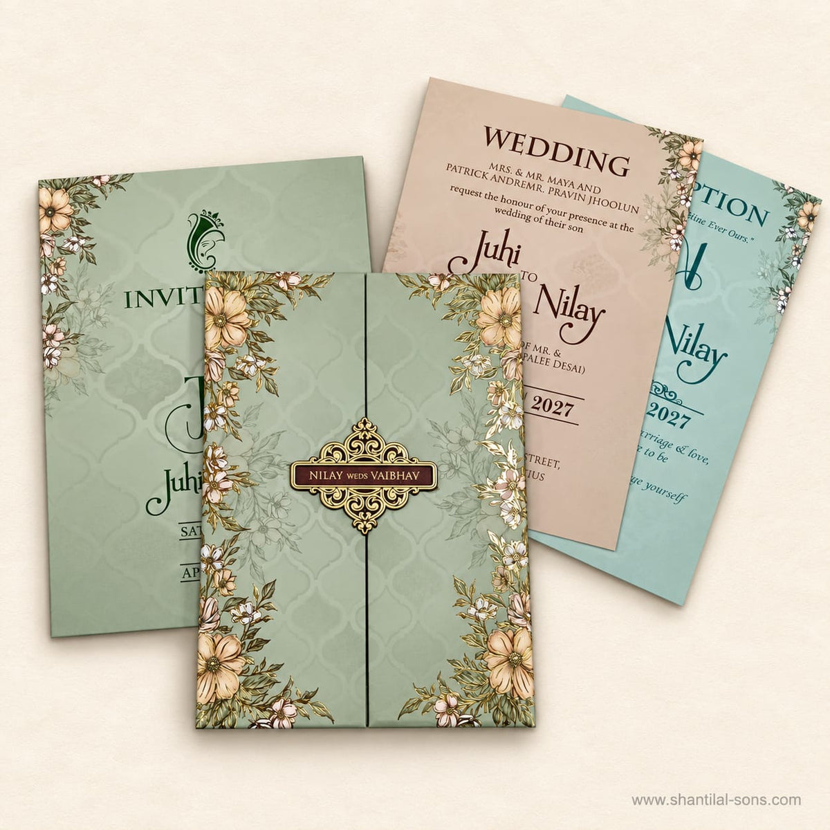 Elegant Wedding Invitation | SS - 107