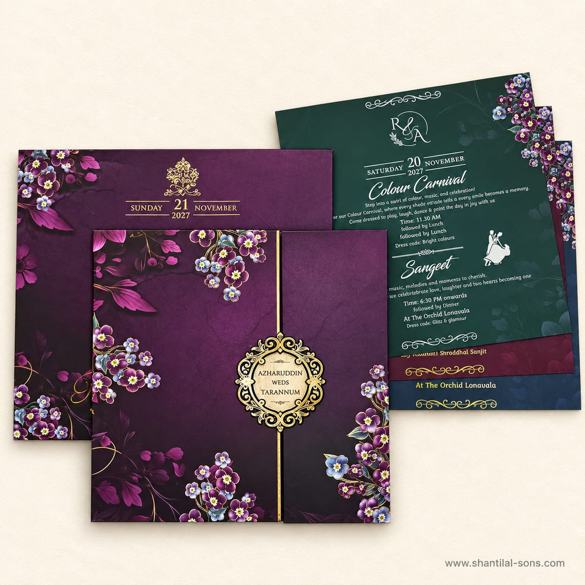 Elegant Wedding Invitation | SS - 120