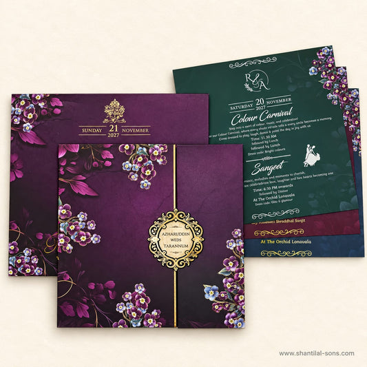 Elegant Wedding Invitation | SS - 120