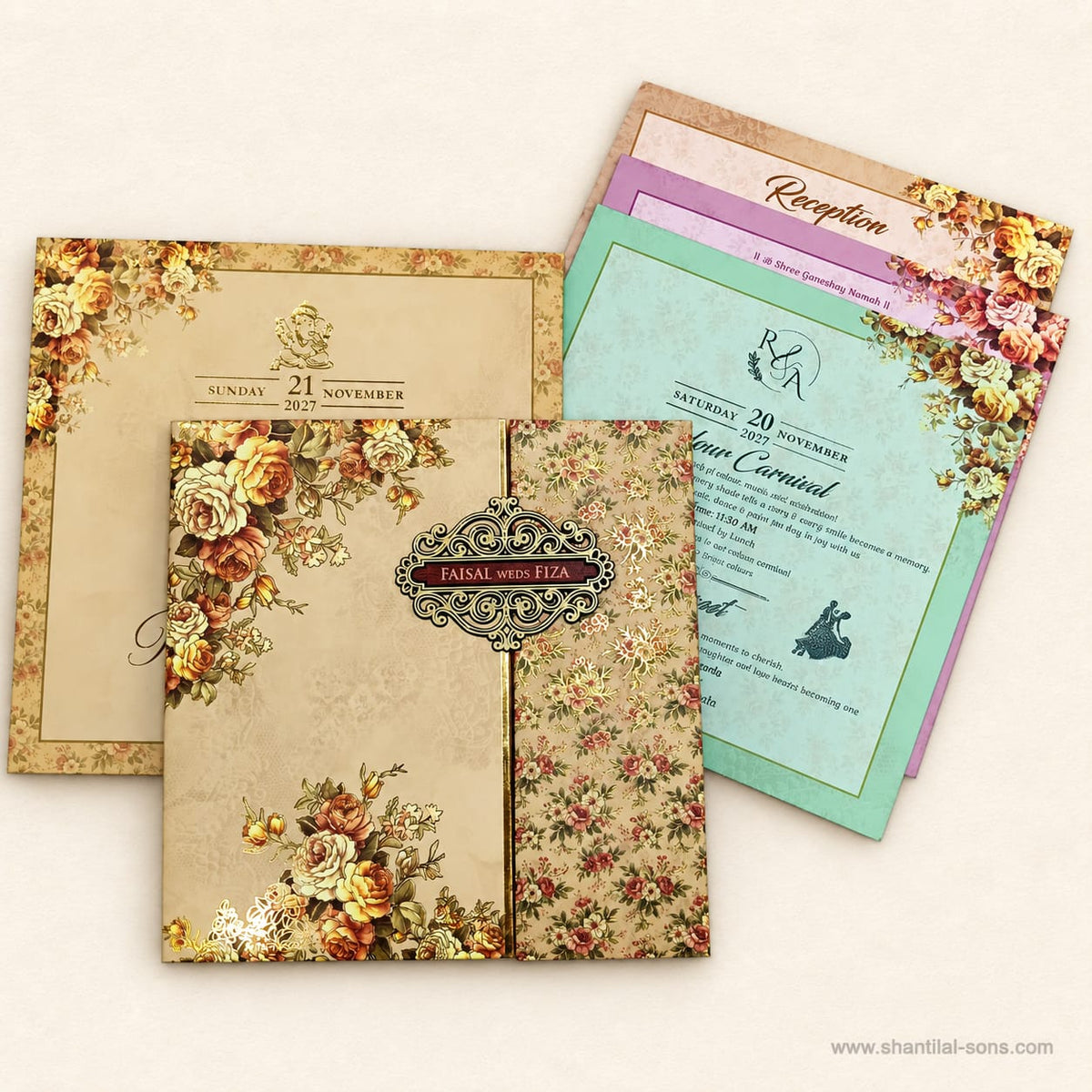 Elegant Wedding Invitation | SS - 121