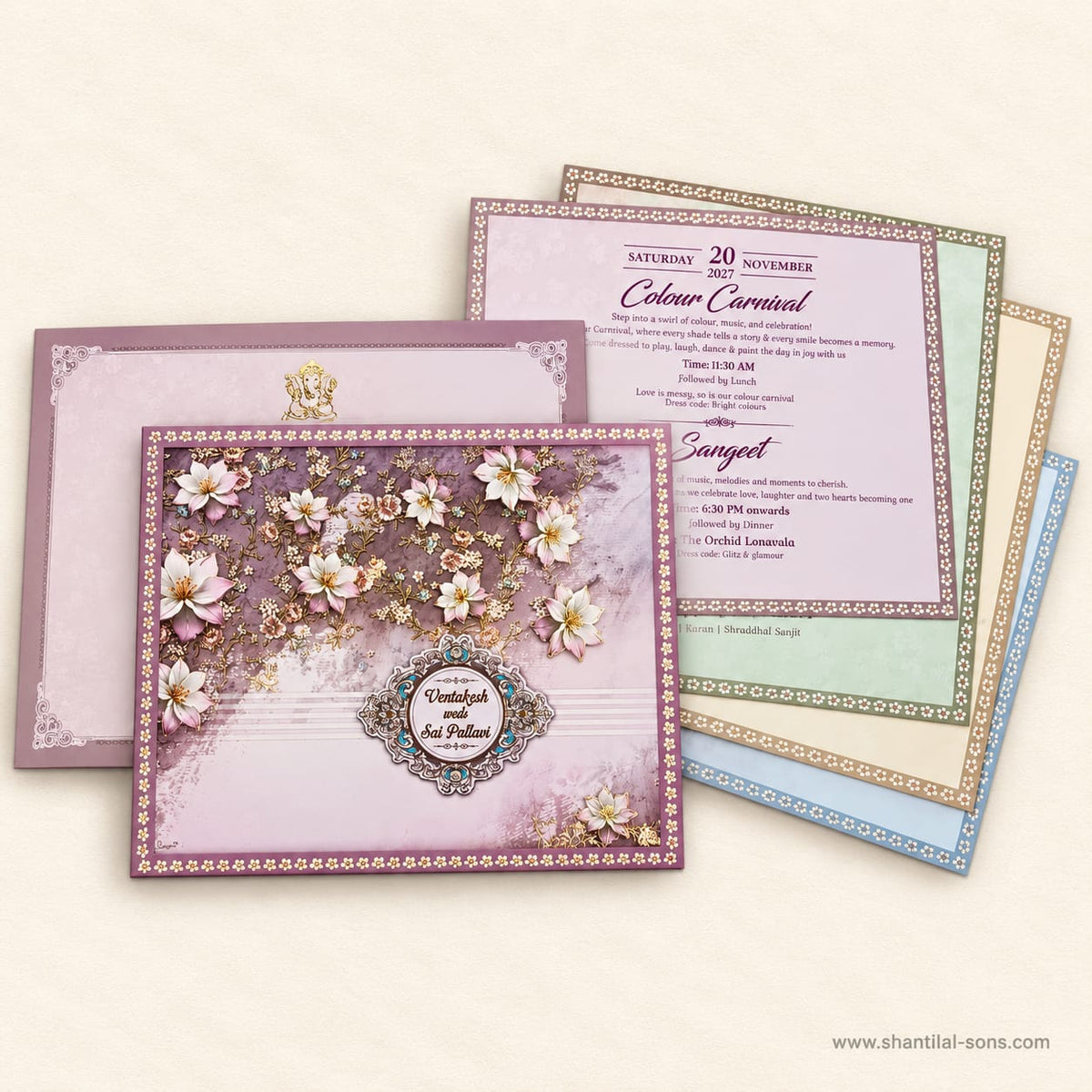 Elegant Wedding Invitation | SS - 123