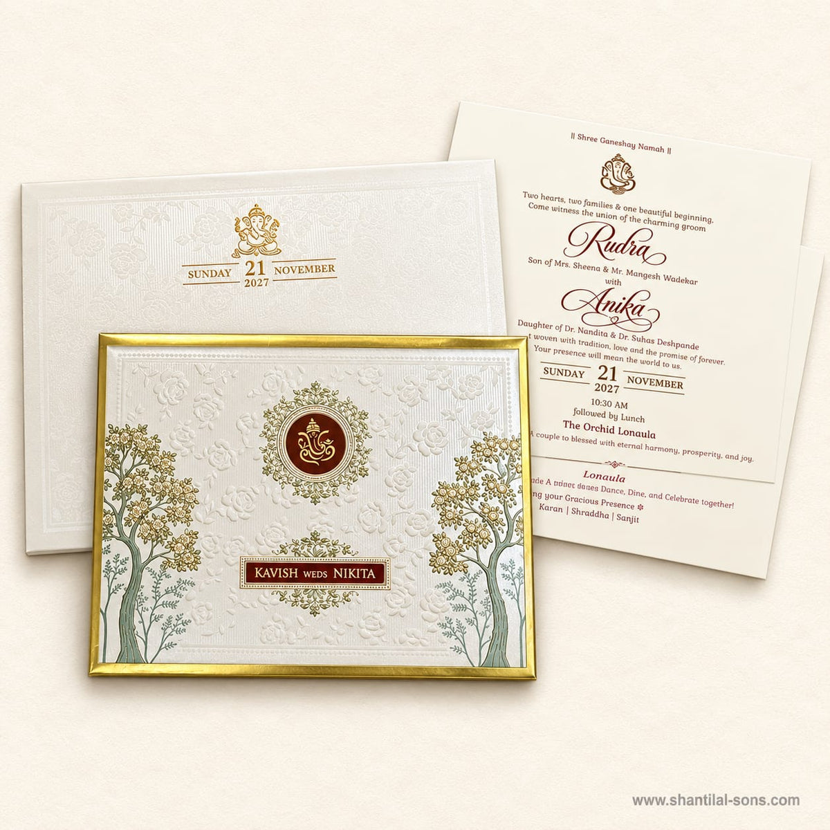 Elegant Wedding Invitation | SS - 129