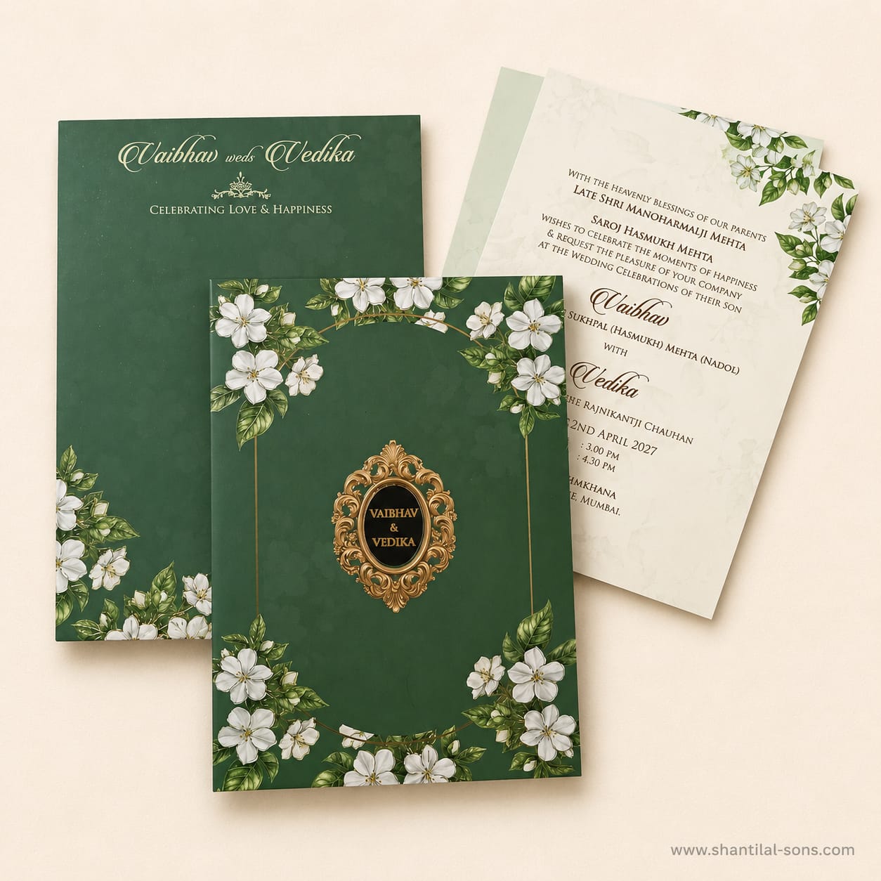 Elegant Wedding Invitation | SS - 876