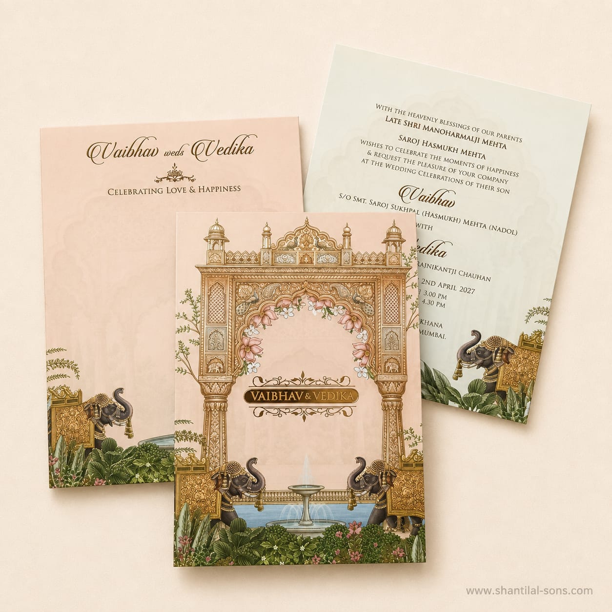 Rustic Wedding invitation | SS - 877