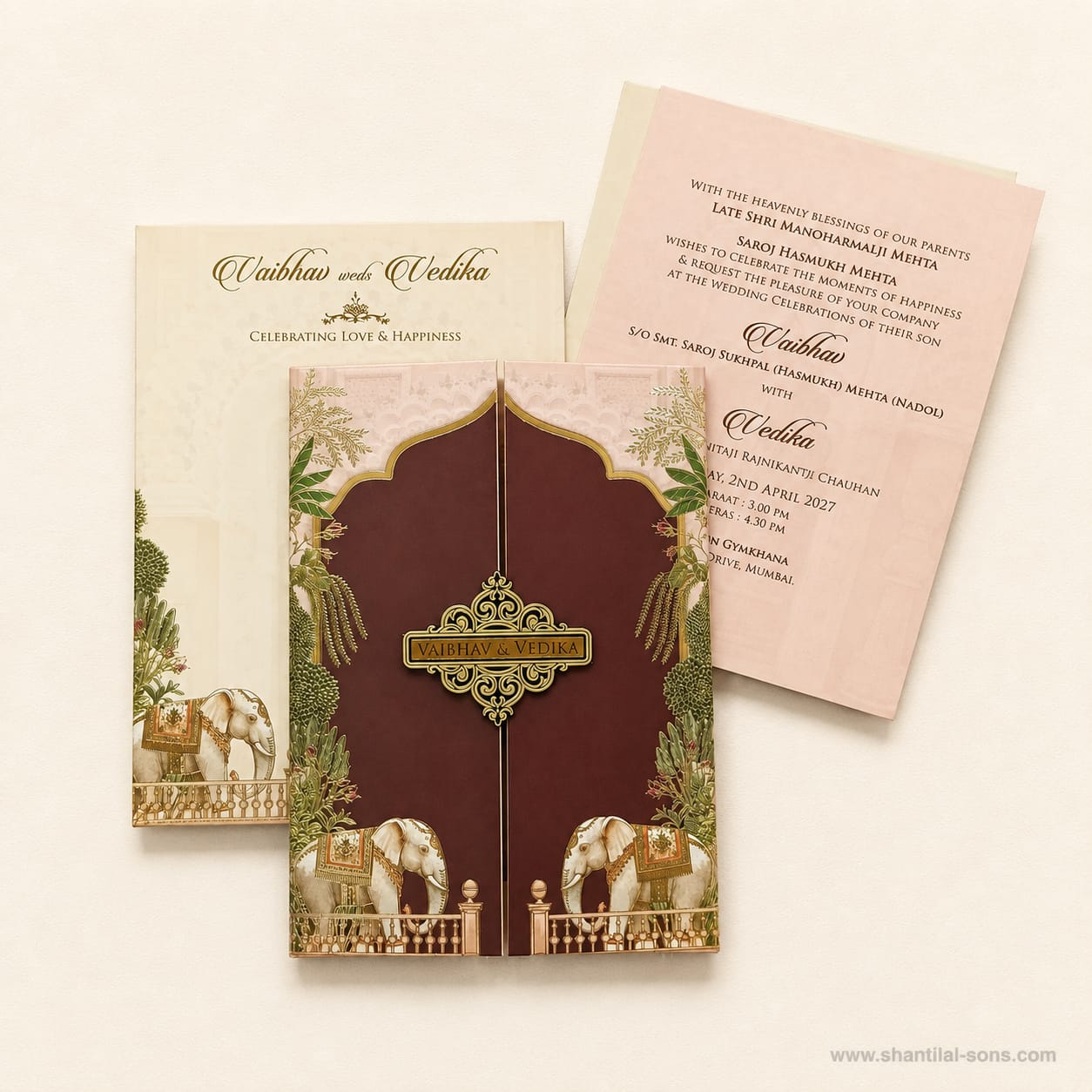 Royal Wedding Invitation | SS-  902