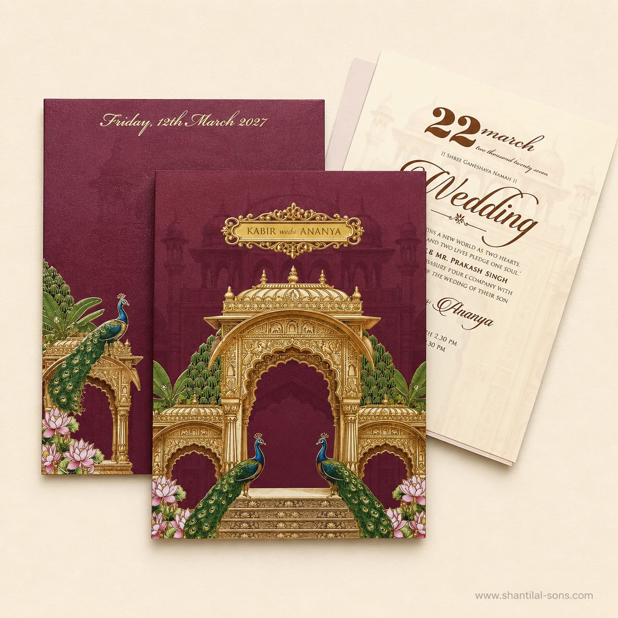 Traditional Wedding Invitation | SS - 918