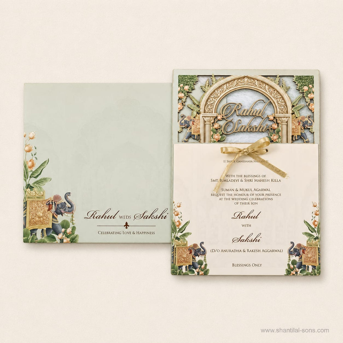 Elegant Wedding Invitation | SS -  947