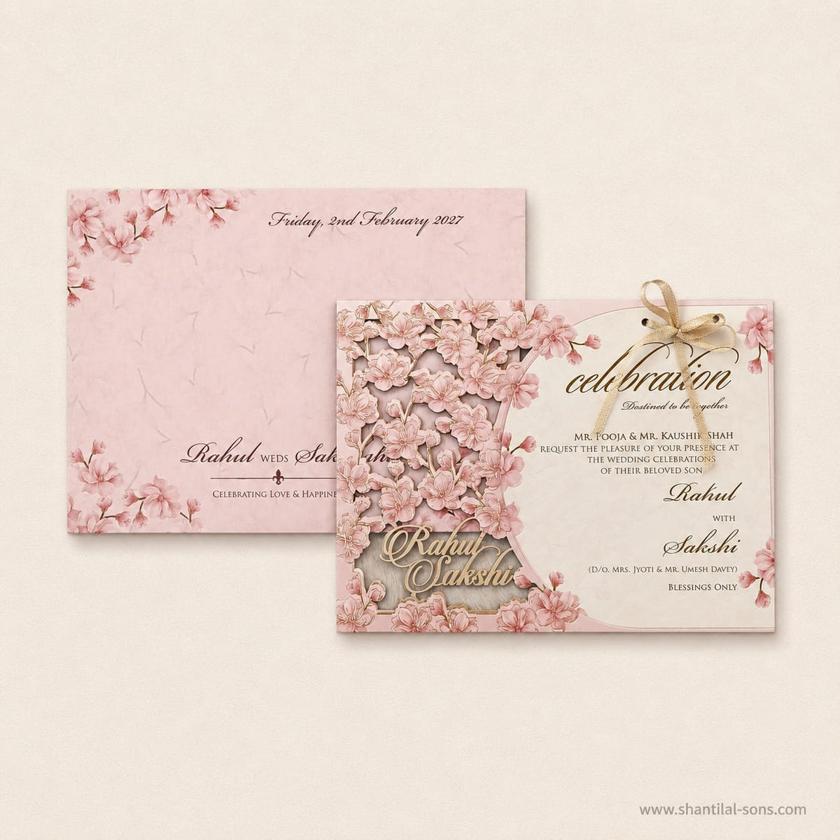 Minimal Floral Invitation | SS - 950