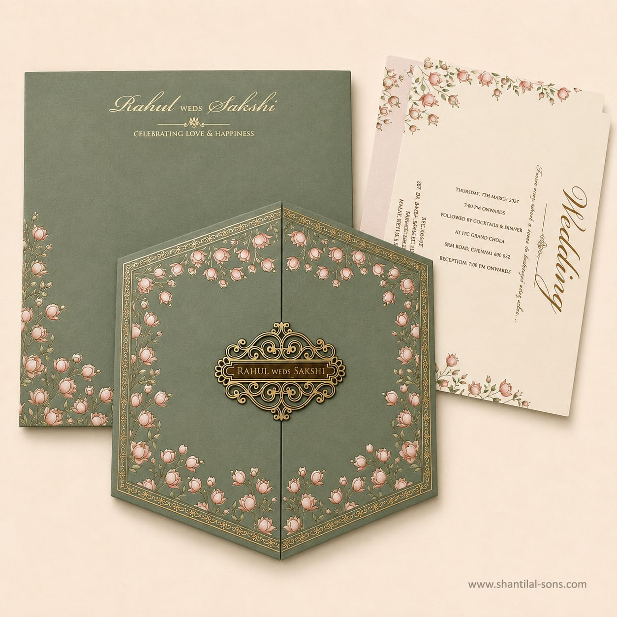 MInimal Wedding Invitation | SS - 955