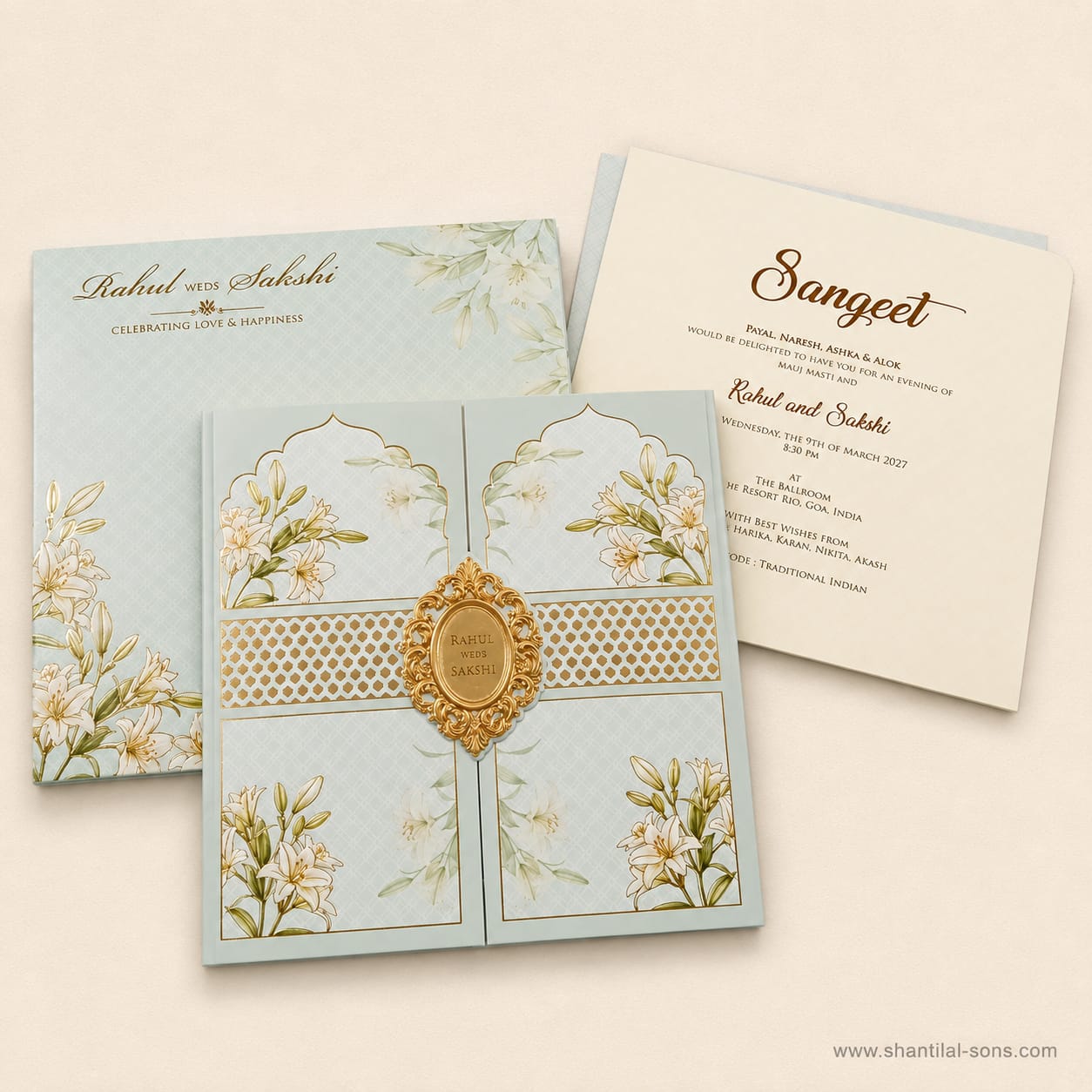 Floral Wedding Invitation | SS -963