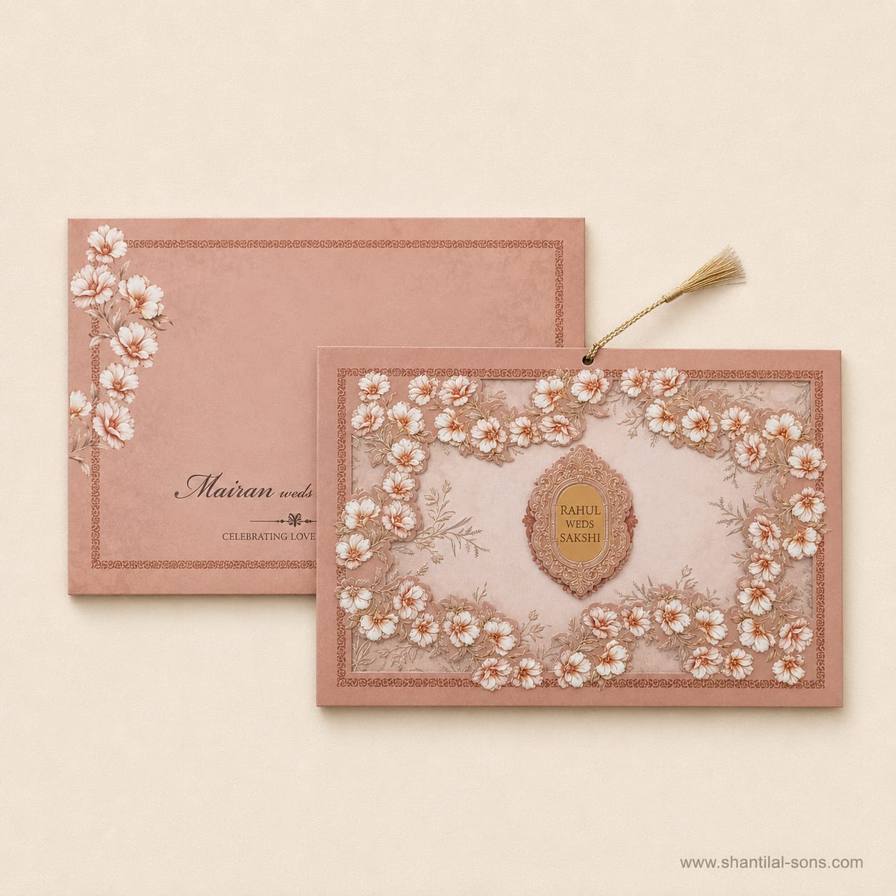 Floral Wedding Invitation | SS - 966