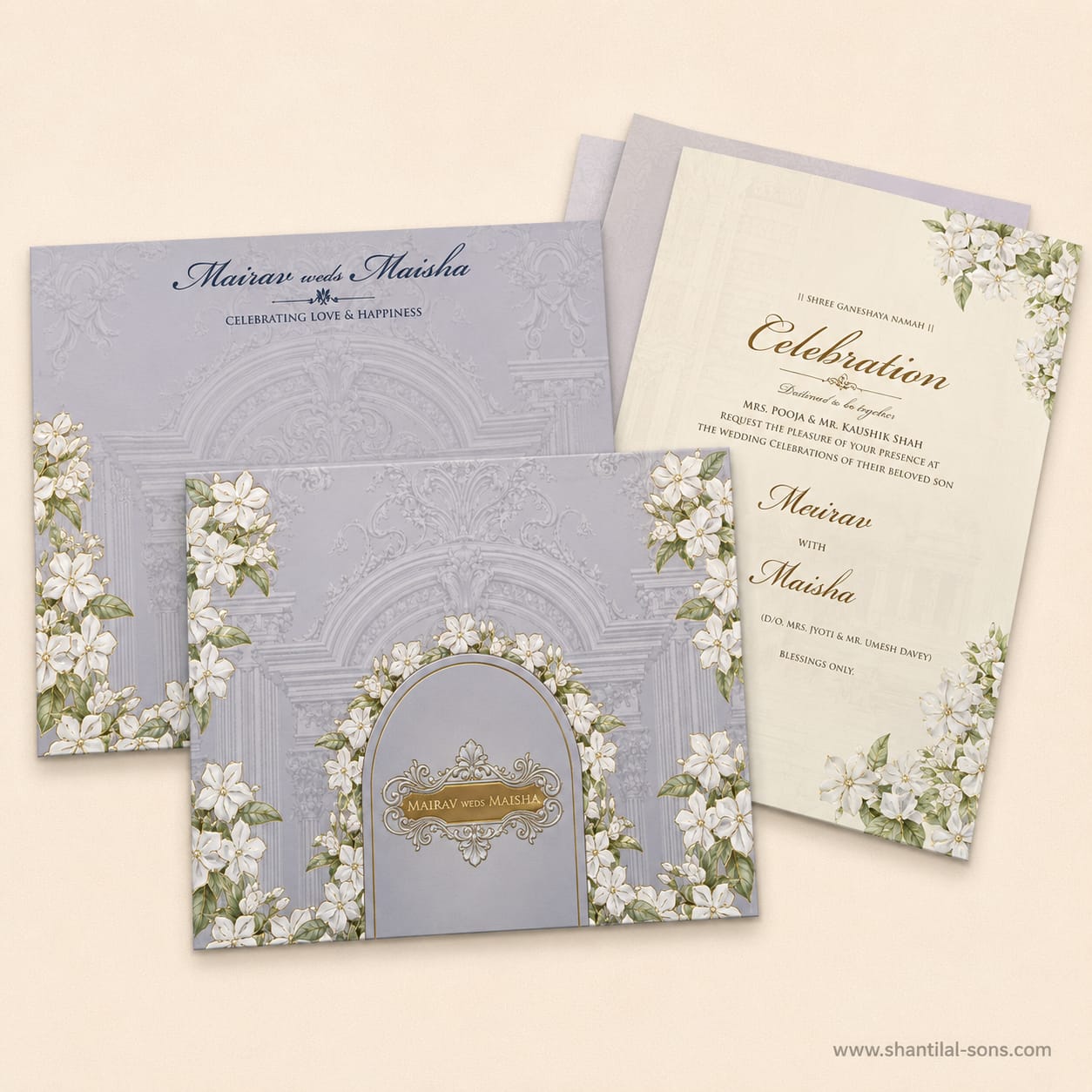 Floral Wedding Invitation | SS - 972