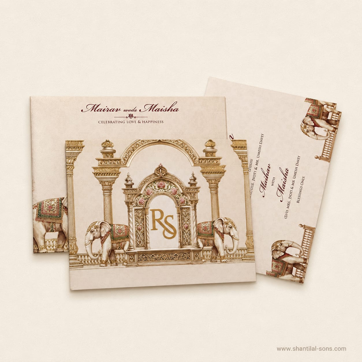 Traditional Wedding Invitation | SS - 974