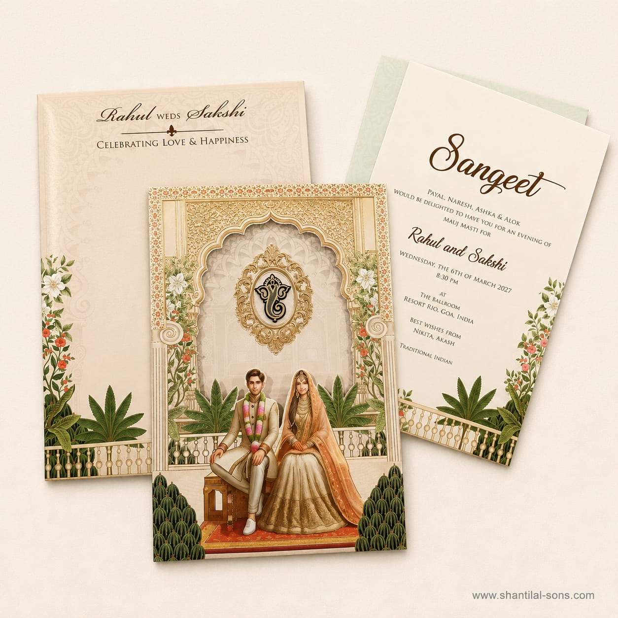 Traditional Wedding Invitation | SS - 977