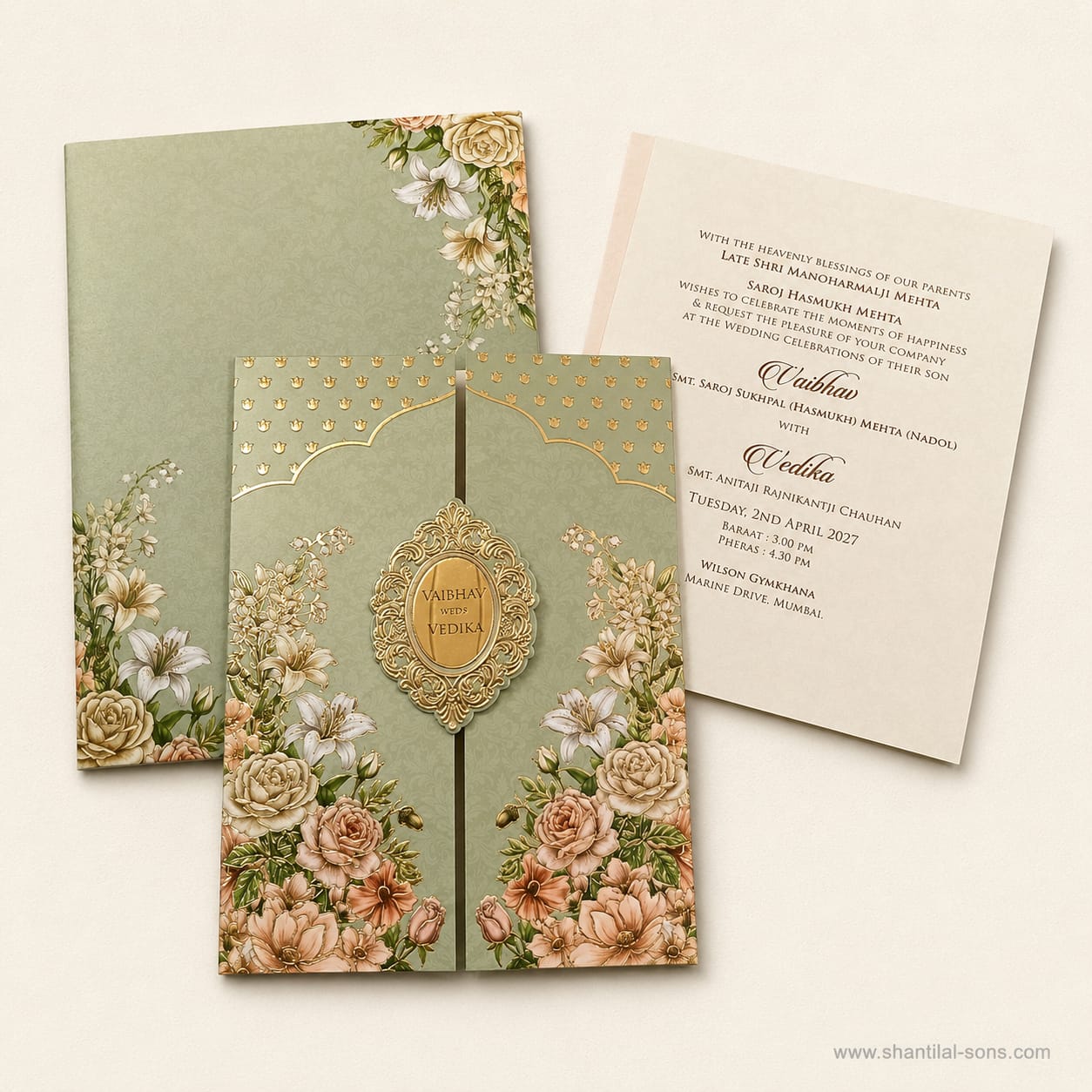 Elegant Wedding Invitation | SS - 981