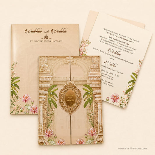 Floral Wedding Invitation | SS - 985