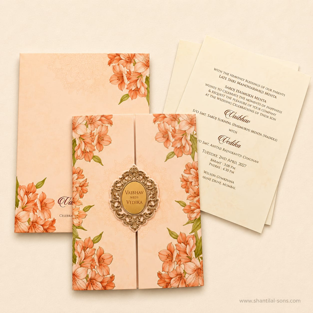 Rustic Wedding Invitation | SS - 988