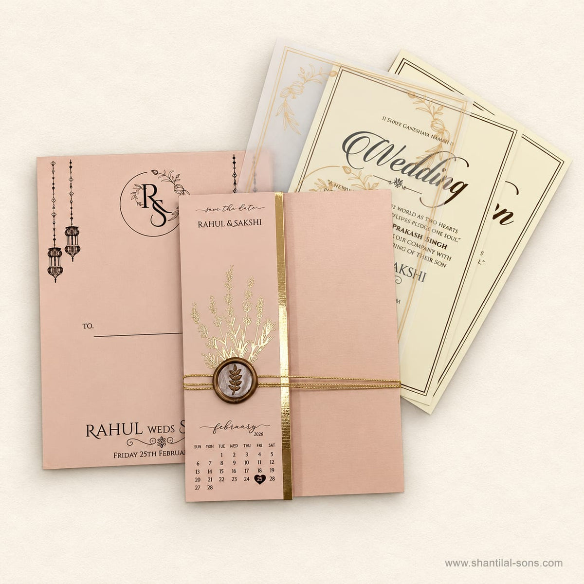 Elegant Wedding Invitation | SS - 990