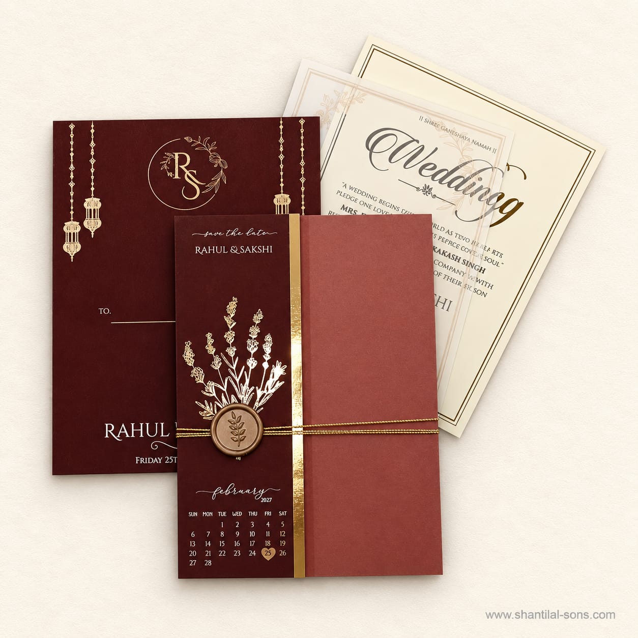 Elegant Wedding Invitation | SS - 991