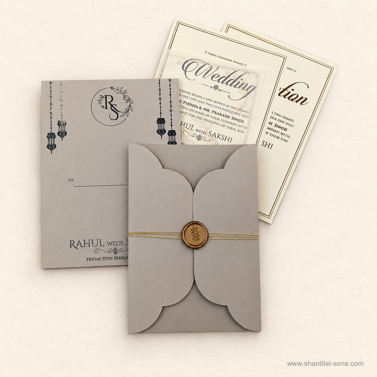 Elegant Wedding Invitation | SS - 993