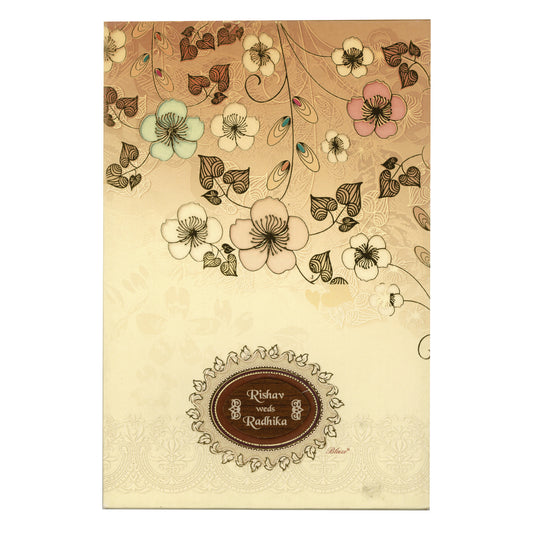 Floral Wedding Card | SS - 4064