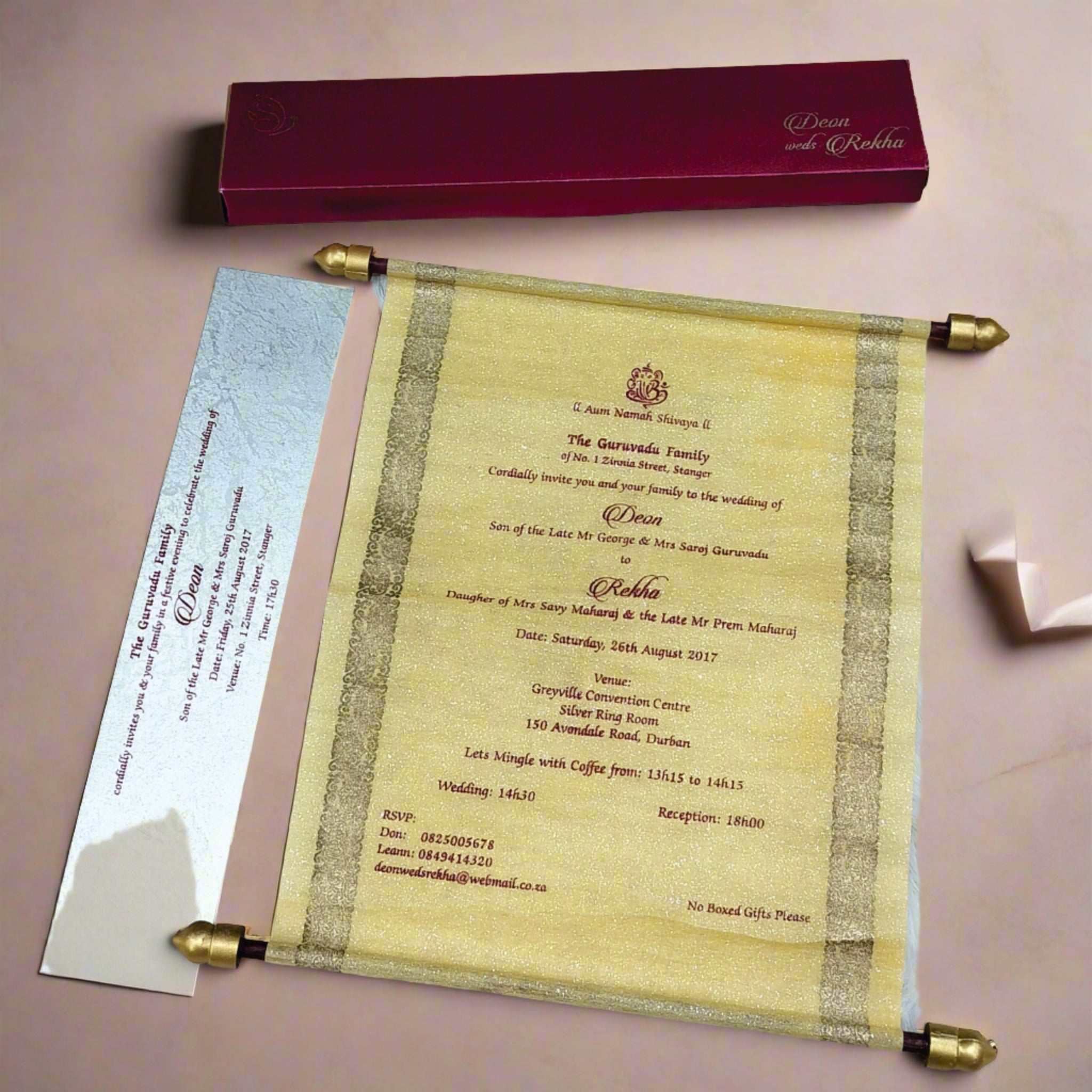 Royal Wedding Scroll Invite | SSR - 004 – Shantilalsons