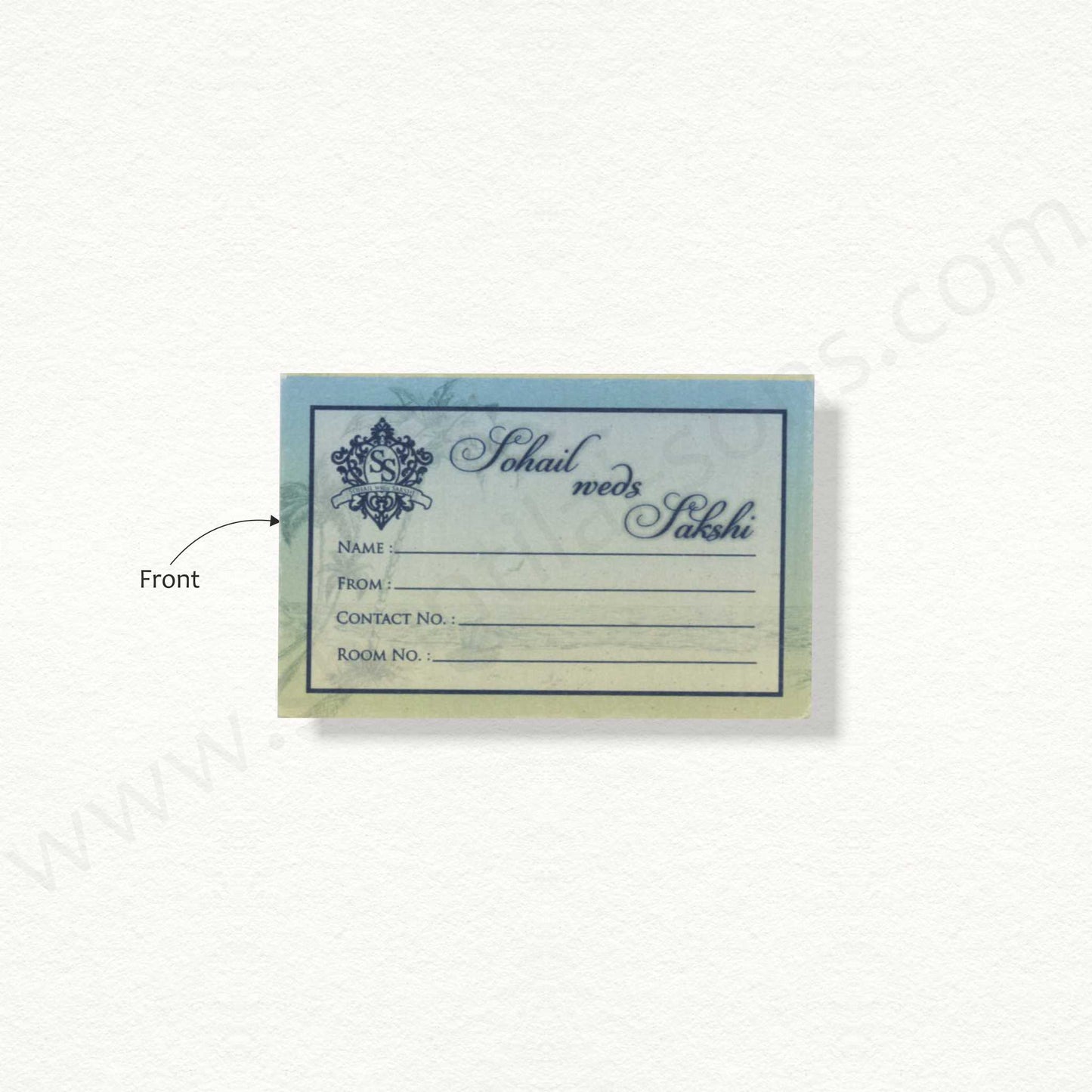 Foil Matelic Paper Gift Tag | T - 16