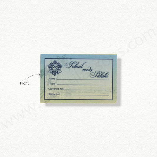Foil Matelic Paper Gift Tag | T - 16