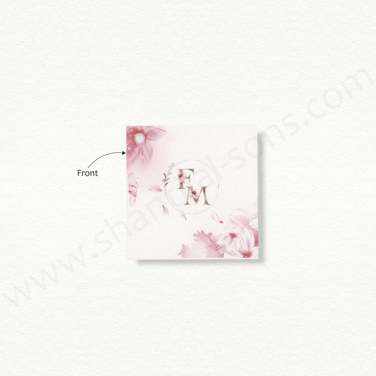 Beautiful Floral Gift Tag | T - 20