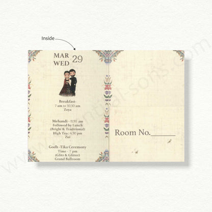 Designer Wedding Itenery | T - 23