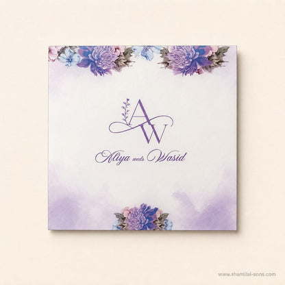 Watercolour Floral Wedding Invitation |SS-2029