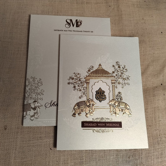 Traditional Wedding Card | SS - 532