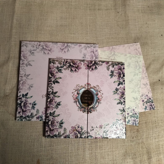 Floral Wedding Card | SS - 516