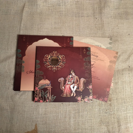 Traditional Wedding Card | SS - 510