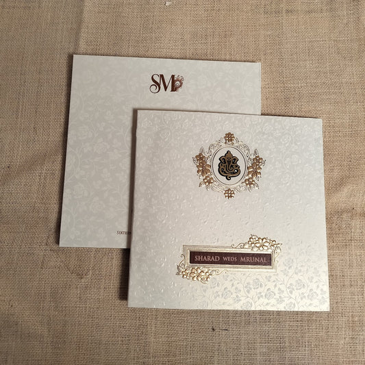 Classy Wedding Card | SS - 517