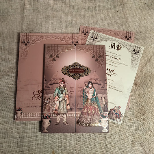 Traditional Wedding Card | SS - 529