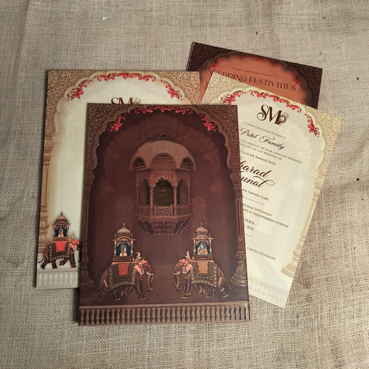 Traditional Wedding Card | SS - 534